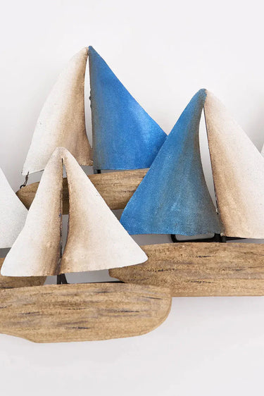 Sailing Boats Metal Wall Art