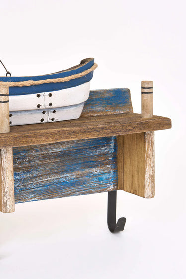 Wooden Boat Coat Rack