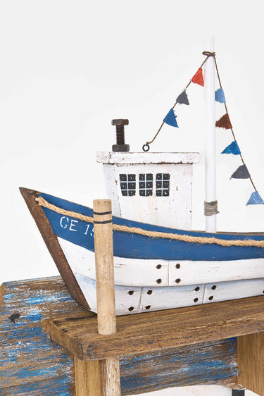 Wooden Boat Coat Rack