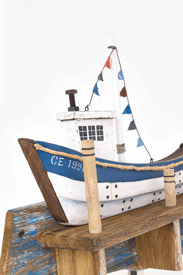 Wooden Boat Coat Rack