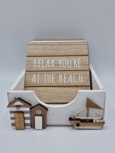 Wooden Beach Themed Coasters