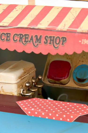 Retro LED Ice-Cream Van Model