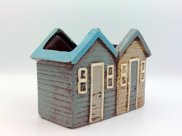 Rustic Ceramic Shed Planter