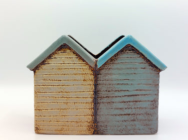 Rustic Ceramic Shed Planter