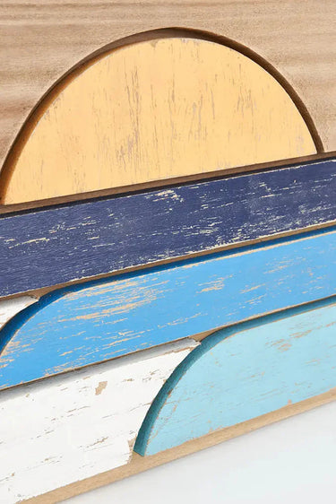 Wooden Sunset Wall Art