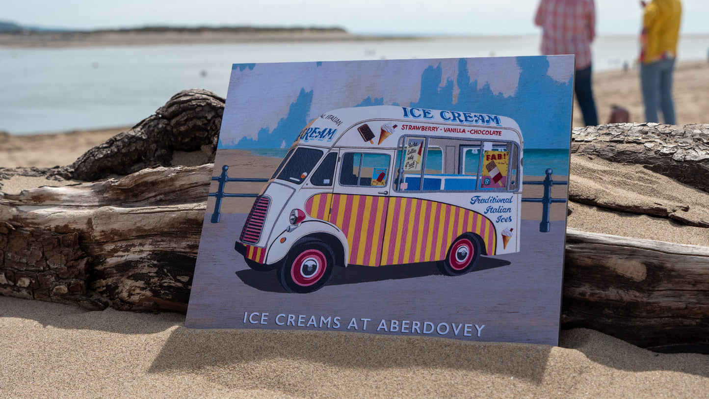 Ice Creams At Aberdovey Sign
