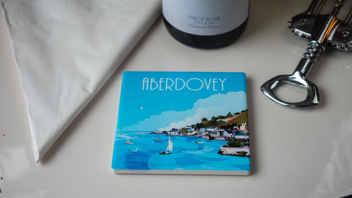 Aberdovey Ceramic Drinks Coaster