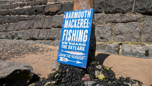 Barmouth Mackerel Fishing Wooden Sign