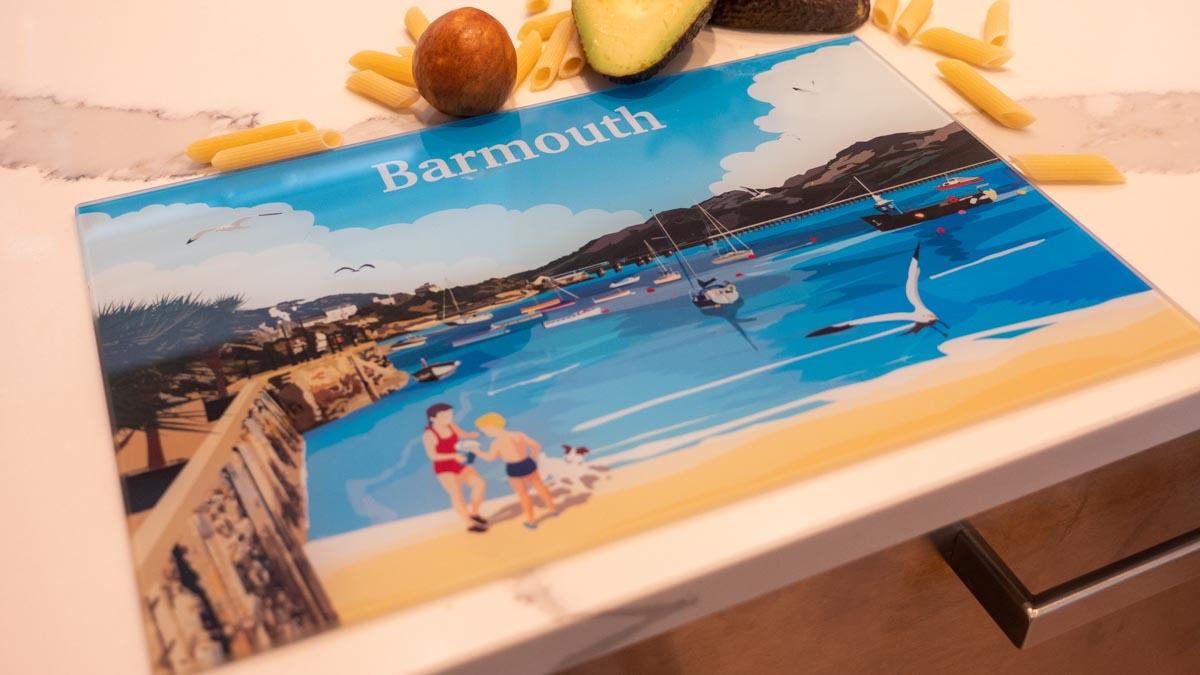 Barmouth Glass Table Mat in a pack of 4