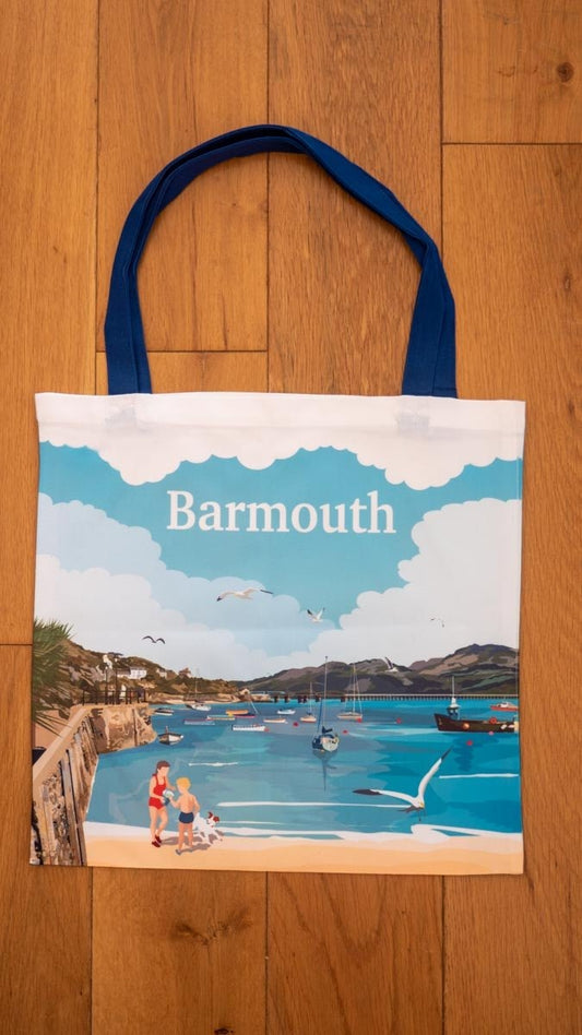 Barmouth Beach Tote Bag