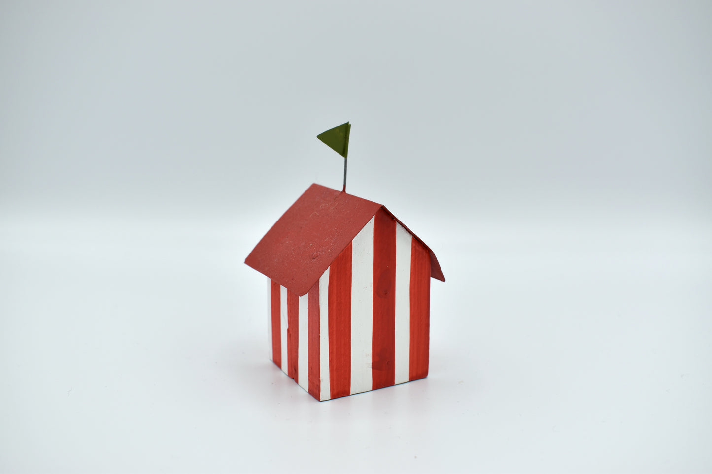 Small Metal and Wooden Beach Hut