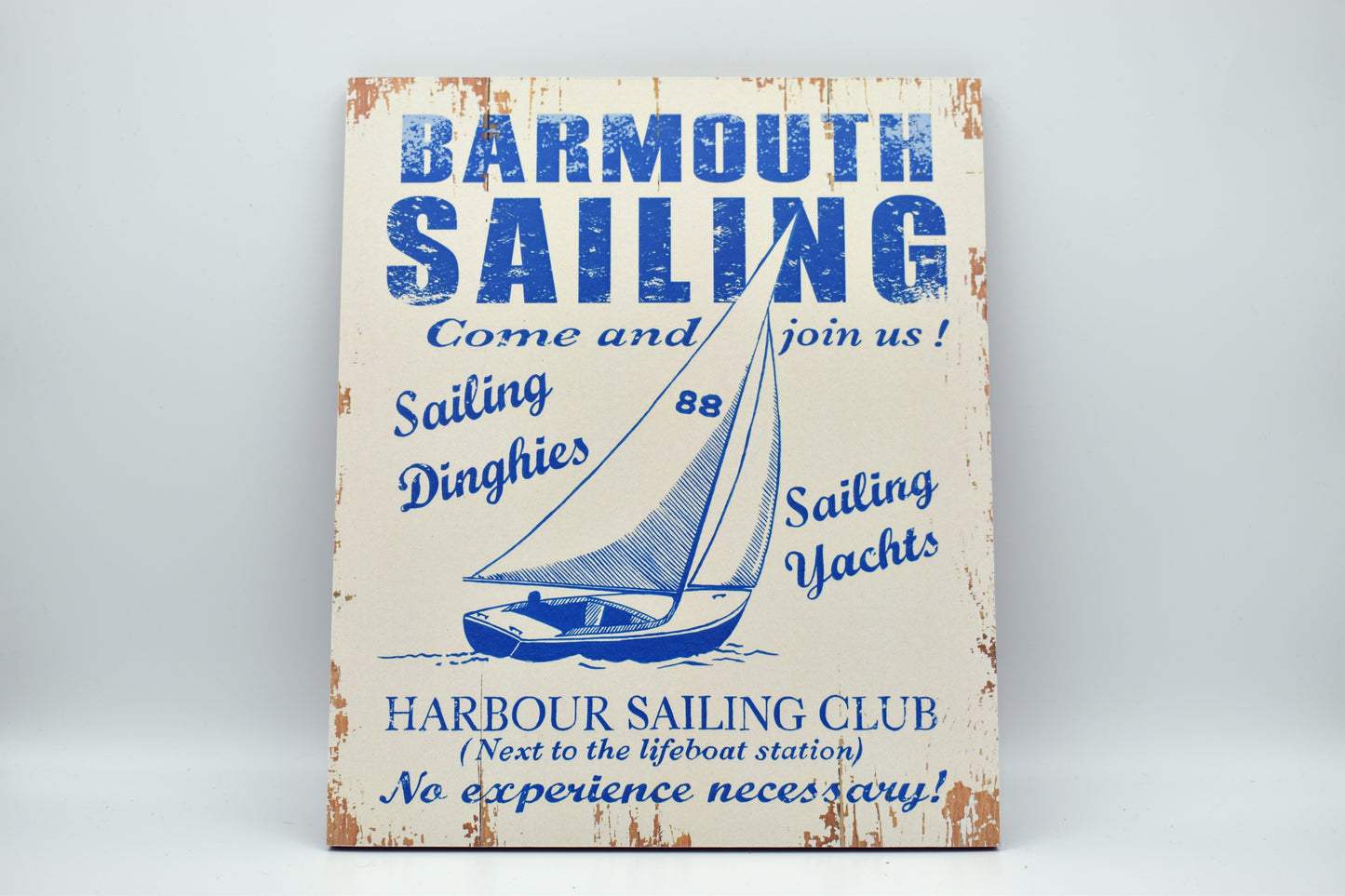 Barmouth Harbour Sailing Club Sign