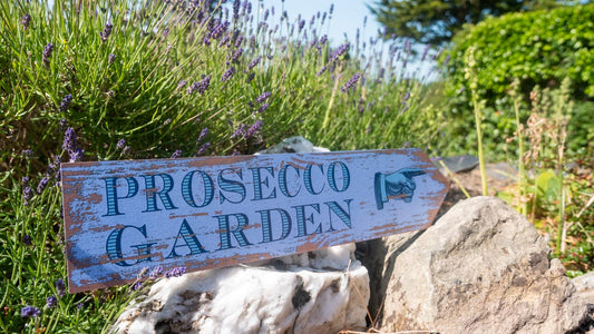 Prosecco Garden Wooden Sign