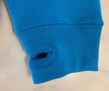 Unisex Blue Hoody "Catching The Surf Barmouth"