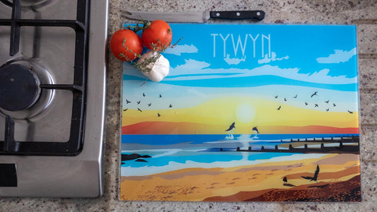 Tywyn Sunset Chopping Board