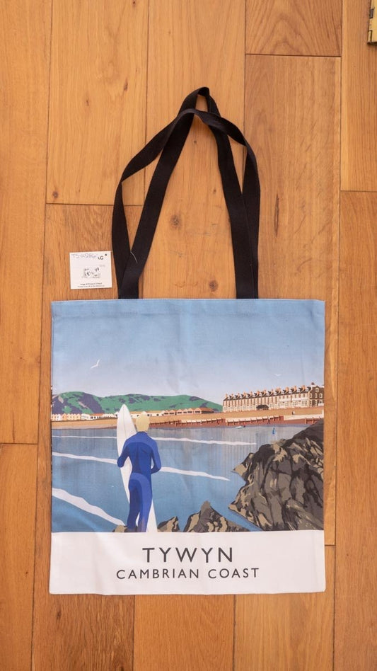Tywyn Beach Tote Bag