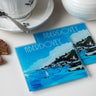 Aberdovey Glass Drinks Coaster | Home Decor | Wales Gifts | Beach Theme | Coastal Decor | Seaside