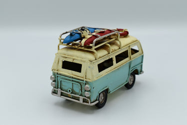 VDUB Look Small Camper Van Metal Model